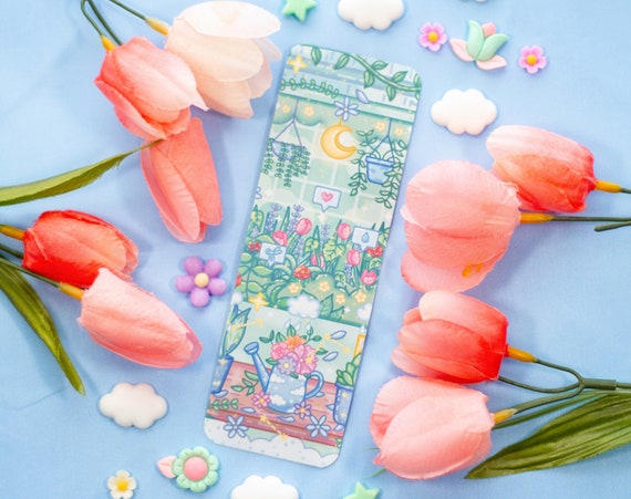 Botanical Bliss Aesthetic Bookmark