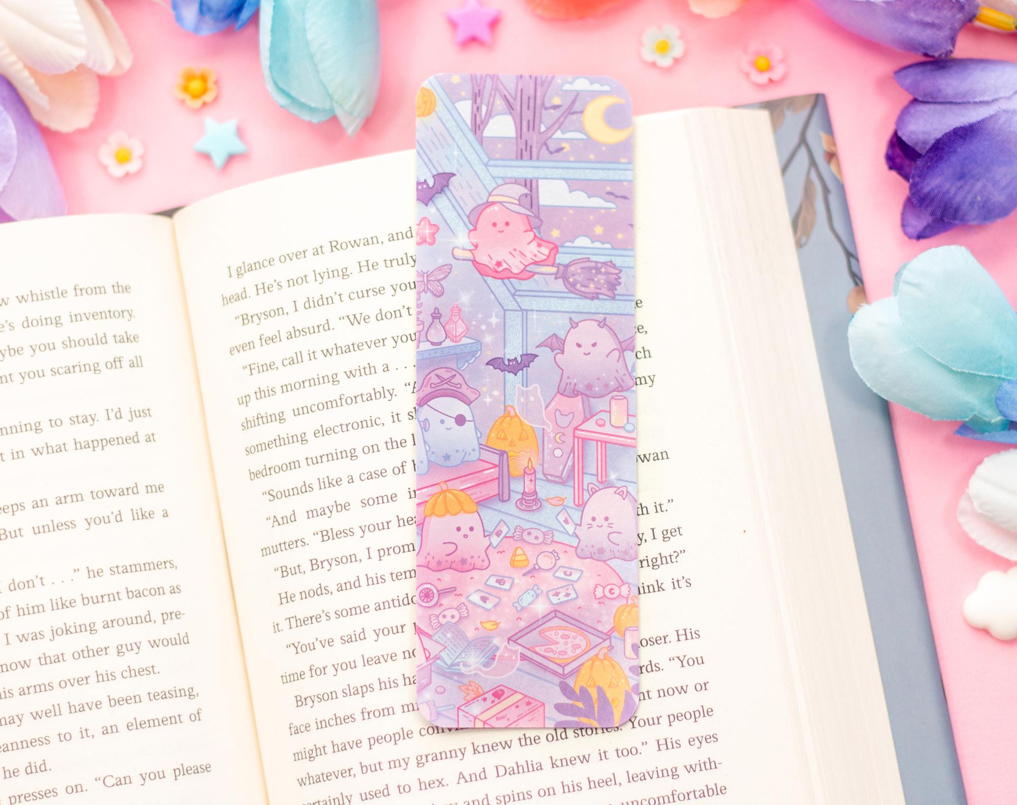 Boo Bash Cute Aesthetic Bookmark - Etsy