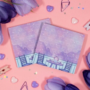 Tea Time Aesthetic Cute Kawaii Sticky Note
