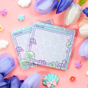 Lilypad Cute Aesthetic Sticky Note