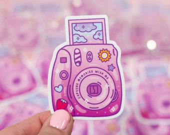 Camera Cute Aesthetic Vinyl Sticker