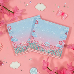 Süße Nachmittag ästhetische niedliche Kawaii Sticky Note