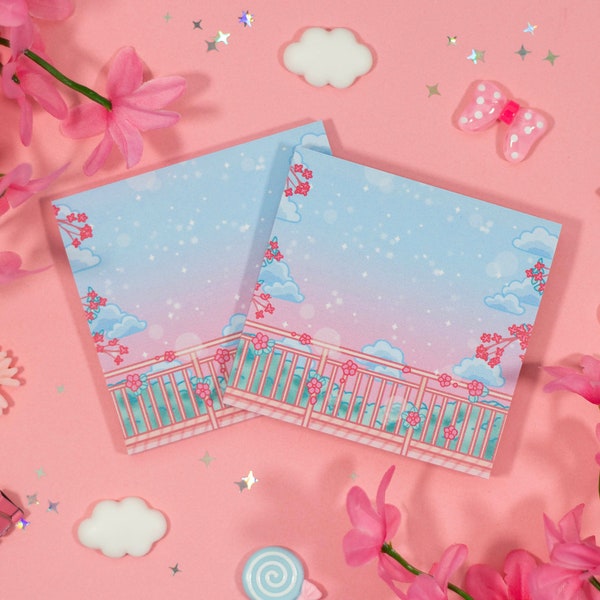 Sweet Afternoon Aesthetic Cute Kawaii Sticky Note