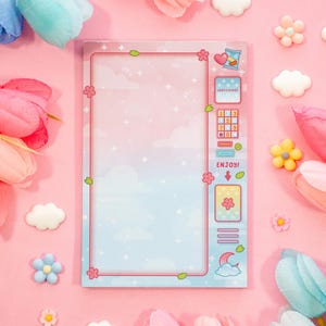 Mini Mart Notepad | Cute Dreamy Kawaii Aesthetic Stationery Memo Pad