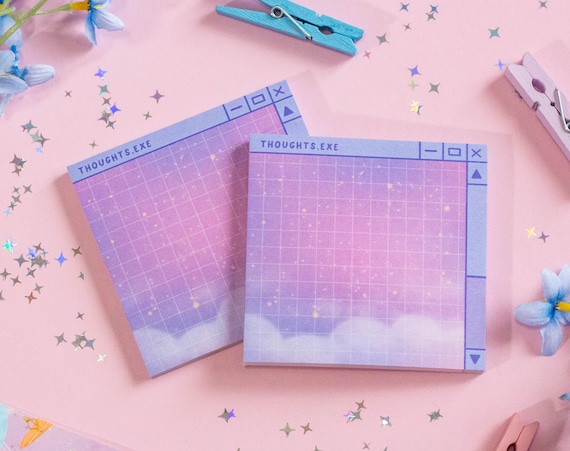 Dreamy Thoughts Cute Aesthetic Sticky Notes