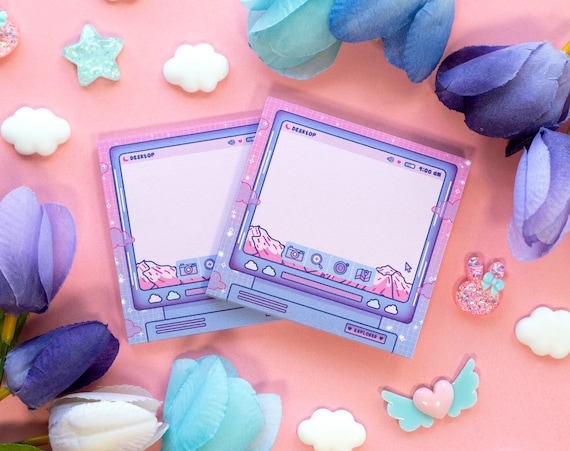 Explorer Aesthetic Cute Sticky Note Memo Pad