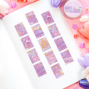 Pastel Academia Washi Tape | Aesthetic Kawaii Cute Stationery