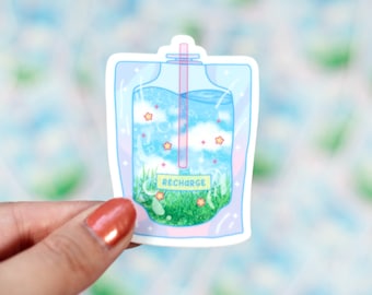 Juice Pouch Aesthetic Sticker Vinyl