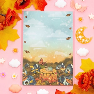 Forest Finds Notepad | Cute Dreamy Kawaii Aesthetic Stationery Memo Pad