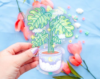 Monstera Suncatcher | Rainbow Maker Window Decal