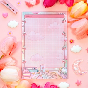 Study Break Notepad | Aesthetic Cute Memo Pad