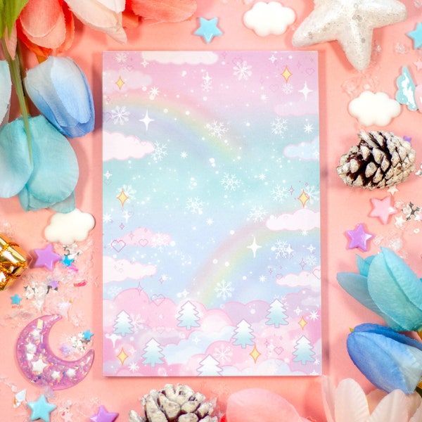 Whimsical Wonderland Cute Aesthetic Memo Notepad