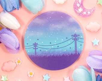 Tagträumer Acryl Untersetzer | Kawaii Getränke Untersetzer Home Decor Accessoires