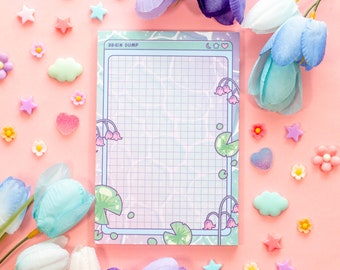 Lilypad Notepad | Cute Dreamy Kawaii Aesthetic Stationery Memo Pad