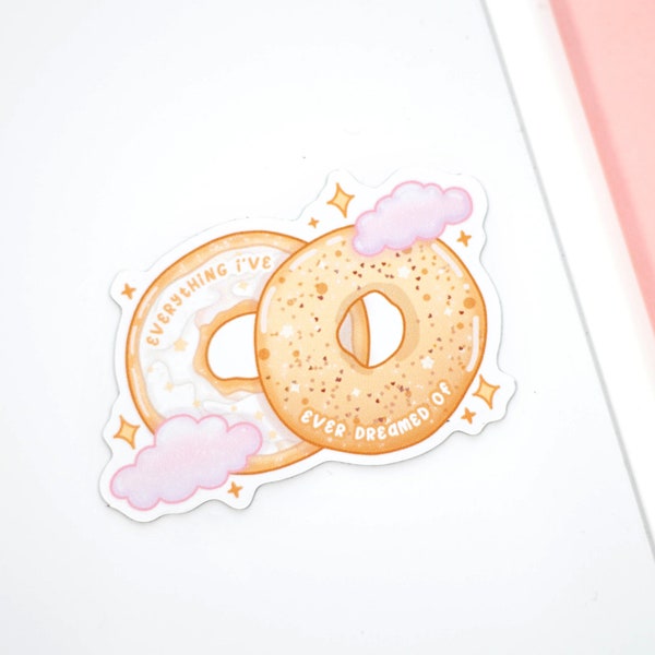 Everything Bagel Cute Aesthetic Fridge Board Magnet