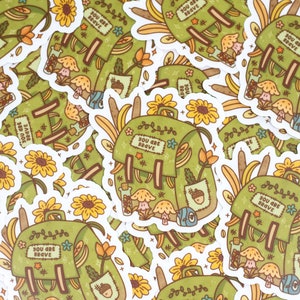 Nature Backpack CLEAR Sticker | Cute Aesthetic Waterproof Durable ...