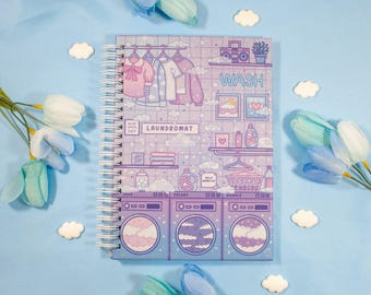 Libro de pegatinas reutilizables para lavandería