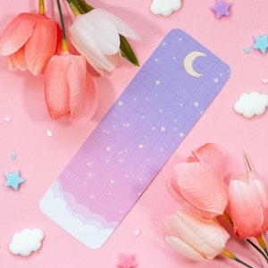 Starry Clouds Cute Aesthetic Bookmark