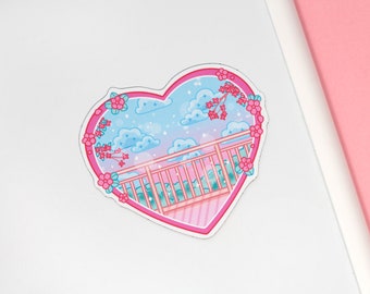 Sweet Afternoon Window Fridge Magnet | Whiteboard Cute Kawaii Gift