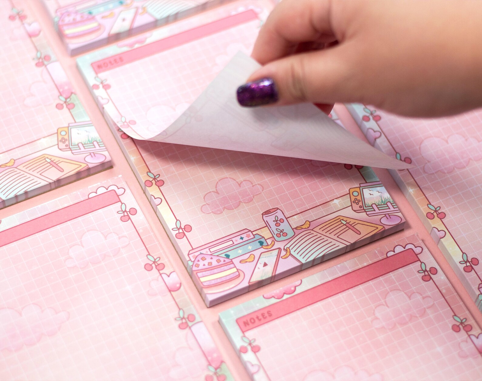 Study Break Notepad | Aesthetic Cute Memo Pad - Etsy