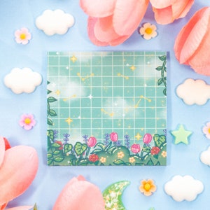 Botanical Bliss Aesthetic Sticky Note