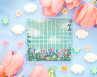 Botanical Bliss Aesthetic Sticky Note