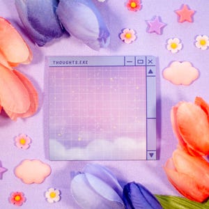 Dreamy Thoughts Cute Aesthetic Sticky Notes