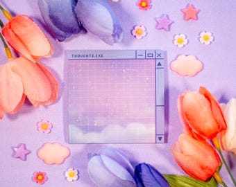 Dreamy Thoughts Cute Aesthetic Sticky Notes