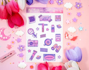 Pastel Cryptidcore Sticker Sheet | Planner Stickers, Decorative Stickers