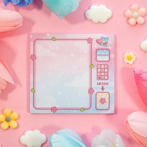 Mini Mart Sticky Note Memo Pad | Kawaii Aesthetic