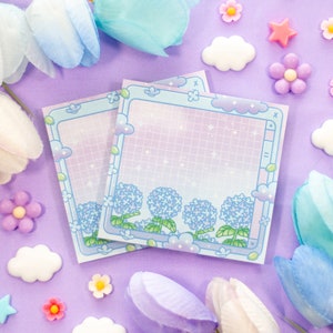Hydrangea Dreams Aesthetic Sticky Note
