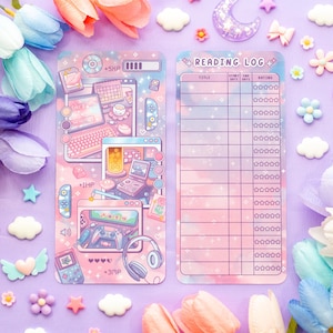 Game Time Reading Log Bookmark