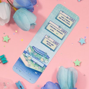 Stacked Books Cute Aesthetic Bookmark