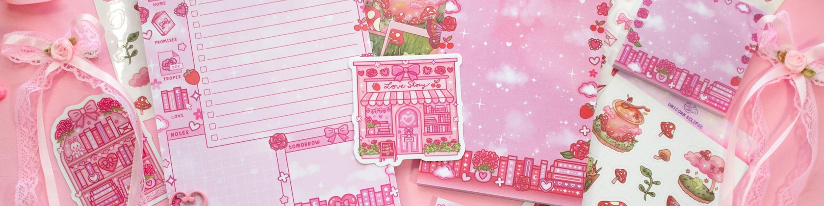 Stationery, stickers, etc. from Unicorn Eclipse shop