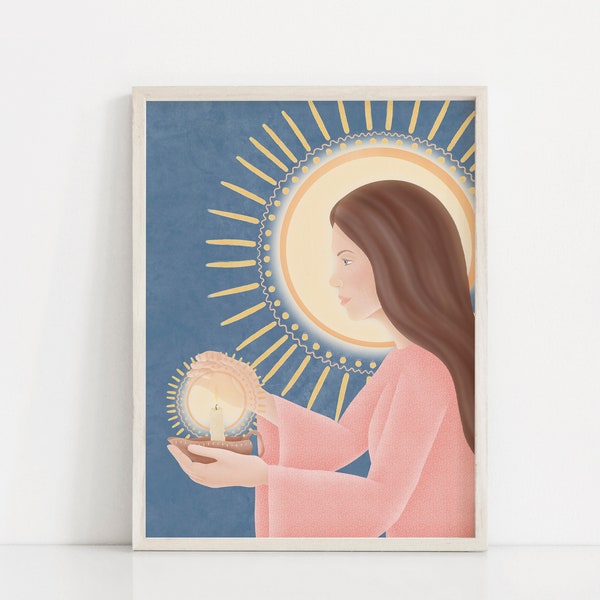 Let Your Light Shine | Light of the World | LDS Young Women | Come Follow Me | Christian Art | Bible Art | Lds Painting | LDS | LDS Art