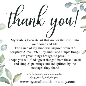 Go Forth with Faith | LDS Missionary | Called to Serve | Jesus Painting | Come follow Me | I am a Child of God | LDS | LDS Art | Mormon image 10