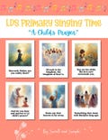 A Child's Prayer | LDS Primary Song Visual Aid | Singing Time Flipchart | 2026 LDS Primary Singing Time | Primary Song Posters