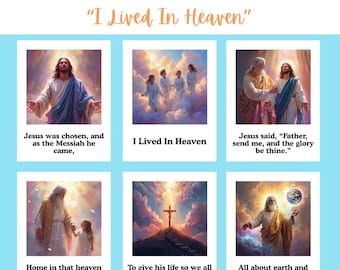 I Lived In Heaven | LDS Primary Song Visual Aid | Singing Time Flipchart | Lds singing time | 2026 Lds Primary Singing Time