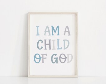 I Am A Child Of God | LDS Quote | LDS Primary | Lds Primary Art | I am a child of God | LDS Primary 2023 | Lds Art