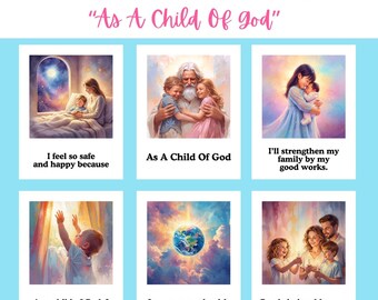 As A Child Of God | LDS Primary Song Visual Aid | Singing Time Flipchart | 2026 LDS Primary Singing Time | Primary Song Posters