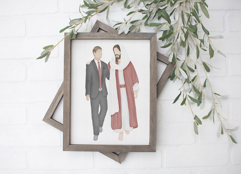 Go Forth with Faith | LDS Missionary | Called to Serve | Jesus Painting | Come follow Me | I am a Child of God | LDS | LDS Art | Mormon image 6