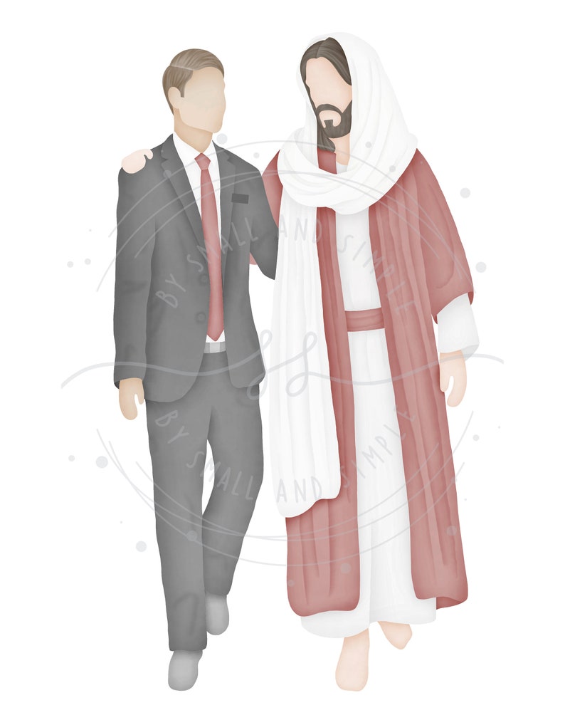 Go Forth with Faith | LDS Missionary | Called to Serve | Jesus Painting | Come follow Me | I am a Child of God | LDS | LDS Art | Mormon image 9