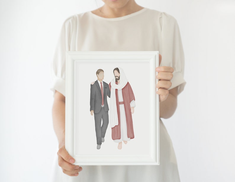 Go Forth with Faith | LDS Missionary | Called to Serve | Jesus Painting | Come follow Me | I am a Child of God | LDS | LDS Art | Mormon image 8