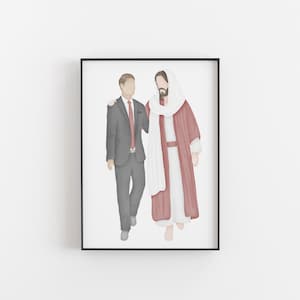 Go Forth with Faith | LDS Missionary | Called to Serve | Jesus Painting | Come follow Me | I am a Child of God | LDS | LDS Art | Mormon image 4