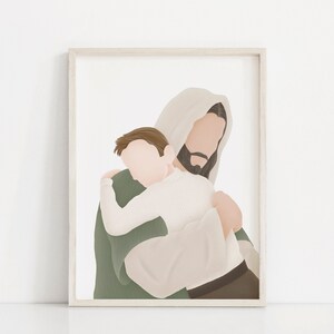 Perfect Love | Come Follow Me | Jesus and Children | Lds Baptism | I am a Child of God | Lds Baptism Gift | Jesus Painting | LDS art | CTR