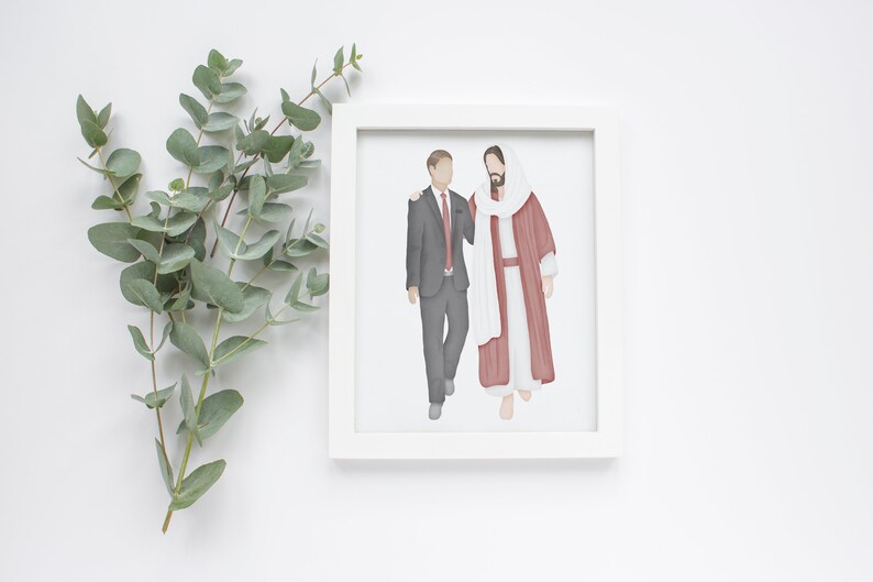 Go Forth with Faith | LDS Missionary | Called to Serve | Jesus Painting | Come follow Me | I am a Child of God | LDS | LDS Art | Mormon image 5