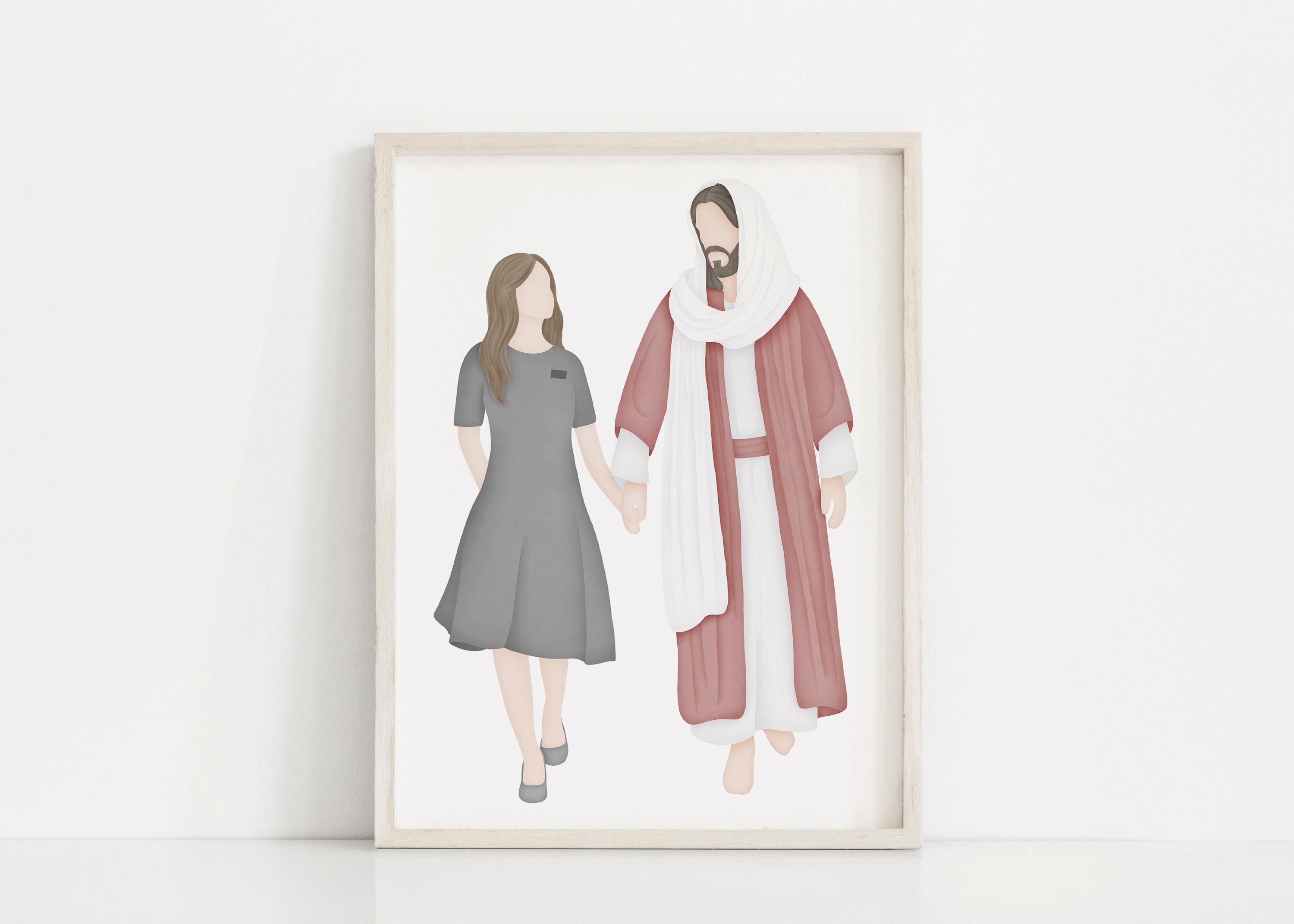 Go Forth with Faith | LDS Missionary | Called to Serve | Jesus Painting | Come follow Me | I am a Child of God | LDS | LDS Art | Mormon