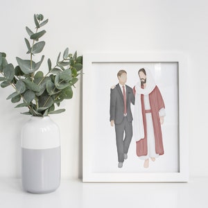 Go Forth with Faith | LDS Missionary | Called to Serve | Jesus Painting | Come follow Me | I am a Child of God | LDS | LDS Art | Mormon image 7