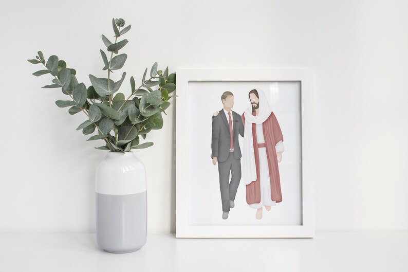 Go Forth with Faith | LDS Missionary | Called to Serve | Jesus Painting | Come follow Me | I am a Child of God | LDS | LDS Art | Mormon image 7