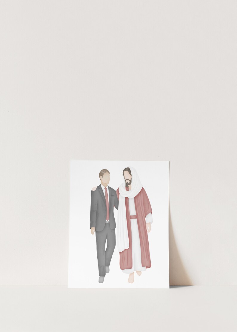 Go Forth with Faith | LDS Missionary | Called to Serve | Jesus Painting | Come follow Me | I am a Child of God | LDS | LDS Art | Mormon image 2